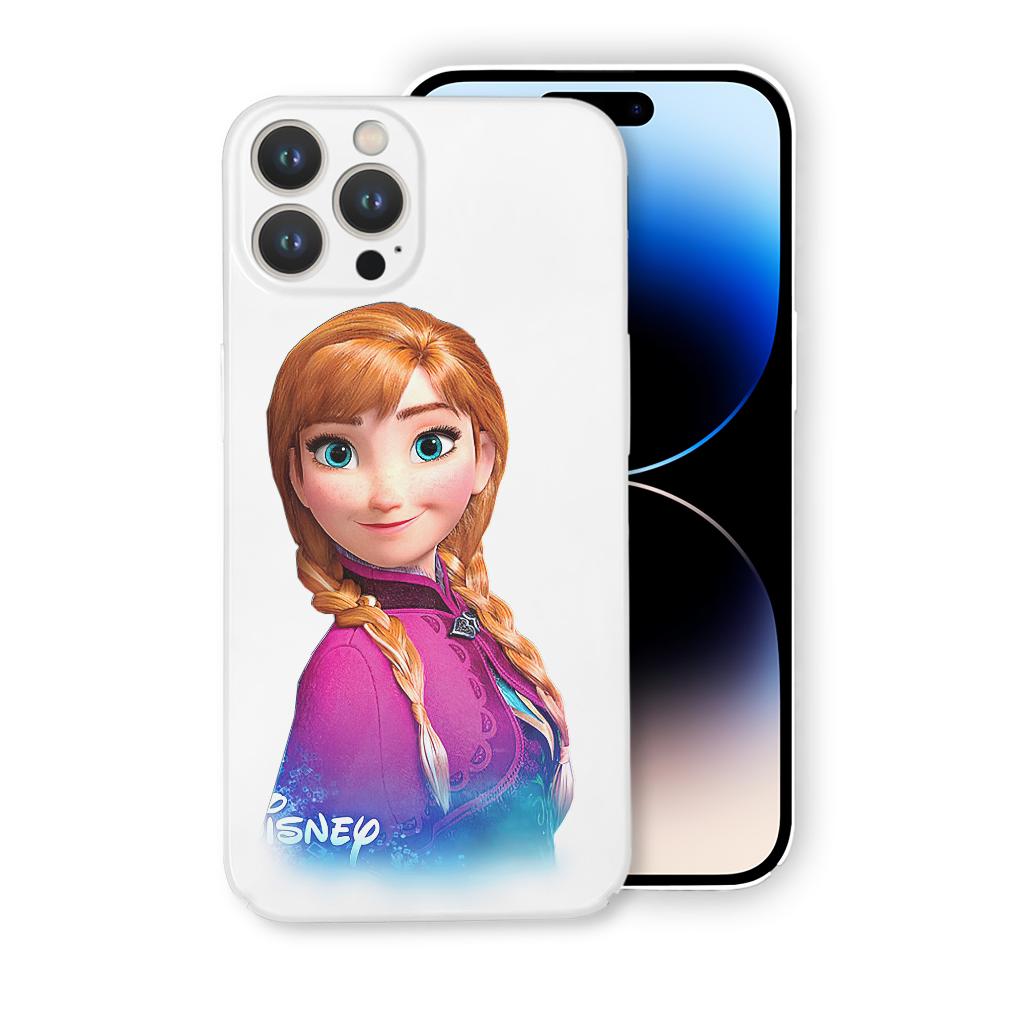（画像用） アナと雪の女王 アンナ エルサ Frozen Anna Elsa 【iPhone 14シリーズ対応】ハードケース